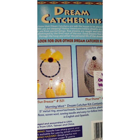 NEW Pastime Morning Mist Dream Catcher Kit 9" High Native - Picture 7 of 8